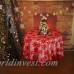 Navidad tela de vidrio suave mantel encaje rojo sala de Navidad Fiesta de la boda flores decoración de productos de diseño ali-69760052